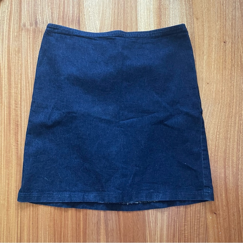 LOFT Dark Blue Mini Skirt
